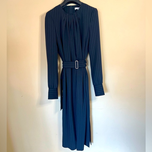 Hugo Boss Daltair Pinstripe Dress - Picture 2 of 10